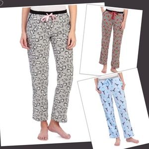 SET OF 3 RENÉ ROFÉ Fleece Drawstring Pajama Pants